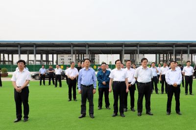 潍坊市委书记、市人大常委会主任惠新安带队对山东亚游会健康产业园项目进行观摩点评