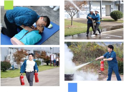 亚游会医药新昌基地组织11.9消防技能竞赛活动